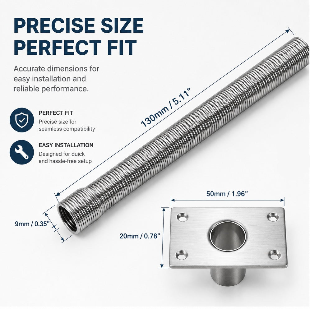 Stainless Steel Door-to-frame Power Transfer Loop