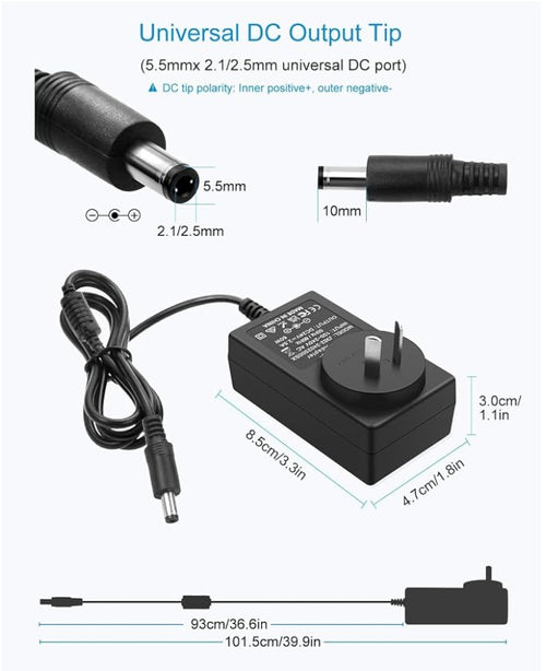 24V DC 2A Power Supply Adaptor – AU Plug